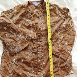 Brown lightweight jacket | Large